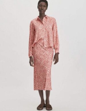 hessnatur Print Rock Midi Regular aus reiner LENZING ECOVERO Viskose