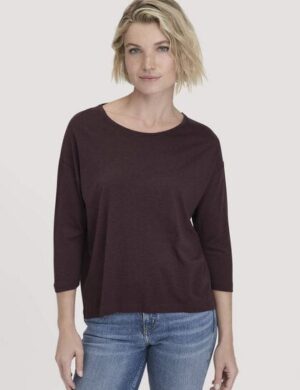hessnatur Longsleeve Oversize aus TENCEL Lyocell mit Bio-Baumwolle