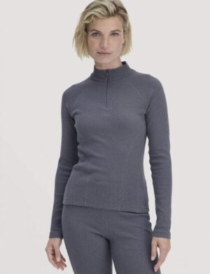 hessnatur Longsleeve Fitted BETTER RECYCLING aus Bio-Baumwolle