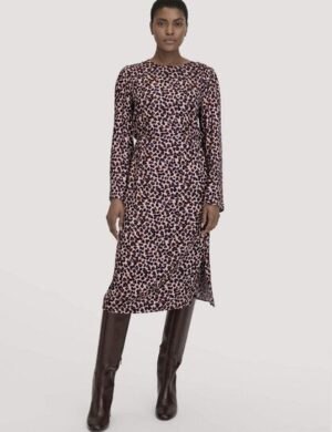 hessnatur Kleid Kniebedeckend Regular aus LENZING ECOVERO Satin