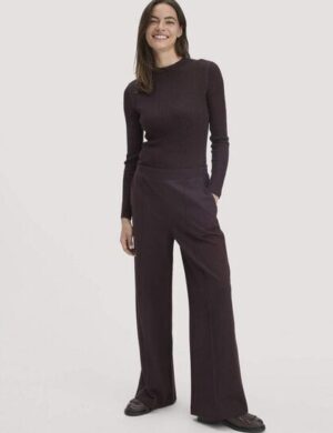 hessnatur Jersey-Hose Relaxed Wide Leg aus Bio-Baumwolle