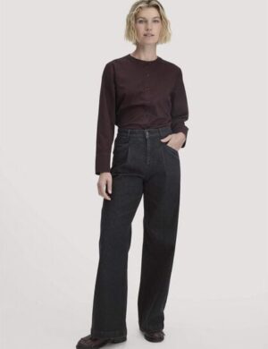 hessnatur Jeans Super Wide Leg BETTER RECYCLING aus wertvollem Bio-Denim