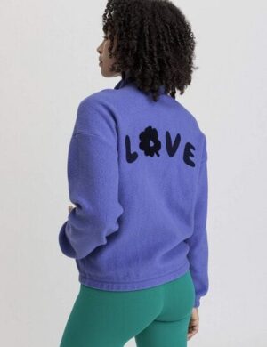 hessnatur Fleece Jacke Relaxed ACTIVE LIGHT aus reiner Bio-Baumwolle