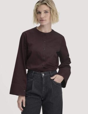 hessnatur Bluse Relaxed aus reiner Bio-Baumwolle