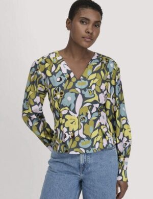 hessnatur Bluse Regular aus reiner LENZING ECOVERO Viskose