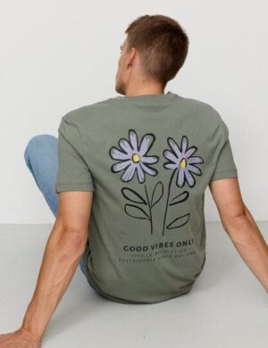 Herren T-Shirt aus Bio-Baumwolle – AGAVE GOOD VIBES – recolution