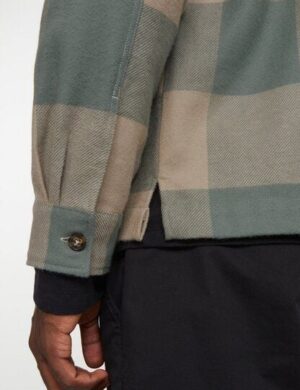 Herren Overshirt aus Bio-Baumwolle – FERN CHECK – recolution