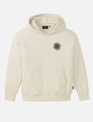 Herren Hoodie aus Bio-Baumwolle (recycled) Mix – OLIVE SUN SMILE – recolution