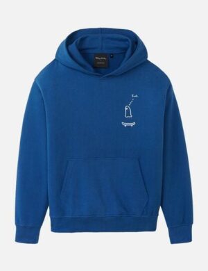 Herren Hoodie aus Bio-Baumwolle – OLIVE GEISTERFAHRER – recolution