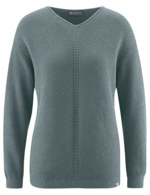 HempAge Zeitloser Pullover Hanf/Biobaumwolle