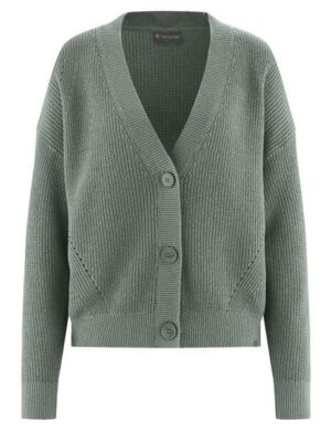 HempAge Zeitlose Strickjacke Hanf/Biobaumwolle