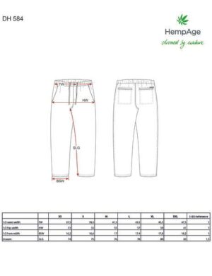 HempAge Unisex Hanf Hosen