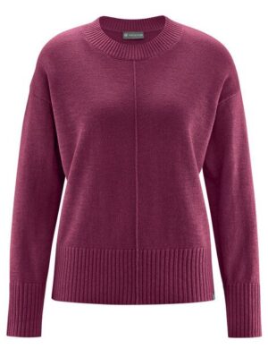 HempAge Strickpullover in Flammgarn Hanf/Biobaumwolle