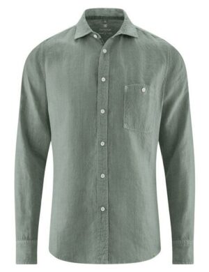 HempAge Schmales Langarmhemd 100% Hanf