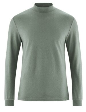 HempAge Rollkragen Langarmshirt Herren Hanf/Biobaumwolle
