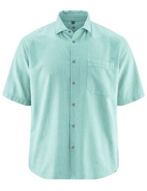 HempAge Kurzarmhemd Herren Hanf/Biobaumwolle