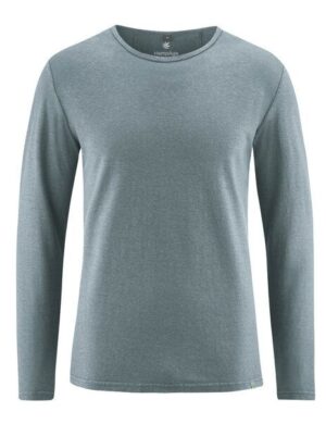 HempAge Klassisches Langarmshirt Hanf/Biobaumwolle