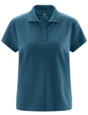 HempAge Klassisches Damen-Poloshirt Hanf/Biobaumwolle