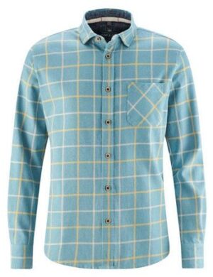 HempAge Kariertes Freizeithemd Hanf/Biobaumwolle