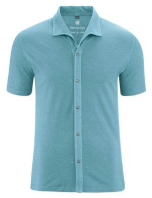 HempAge Jersey Pique Hemd Hanf/Biobaumwolle