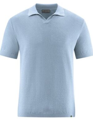 HempAge Herren Sommer Strick-Polo Hanf/Biobaumwolle