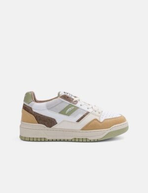 MoEa Sneakers Echo – Brown & Aloe – Palm