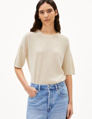 ARMEDANGELS LIZAA LINO Damen Strickshirt aus Leinen-Mix