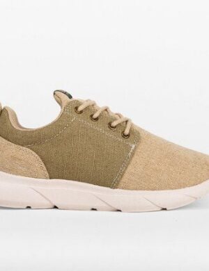 8000Kicks Explorer V2 Beige und Grün – Wasserdichte Hanfschuhe