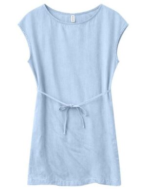 Mazine Mini-Kleid Tencel light blue wash