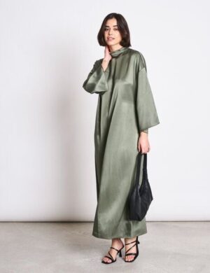 JAN N JUNE Maxi Kleid NIEBLA