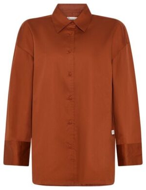 KnowledgeCotton Apparel Langarm-Bluse Dew relaxed