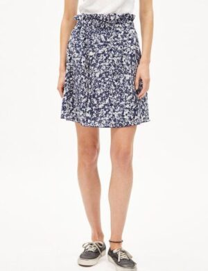 ARMEDANGELS FILIZAA MOSAIC LINO Damen Webrock aus Leinen-Mix