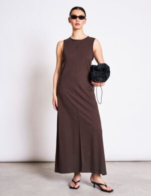 JAN N JUNE Ärmelloses Maxikleid CALIA aus Baumwolle