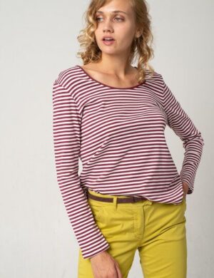 Alma & Lovis Langarmshirt aus Bio Baumwolle ‚Breton Longsleeve‘