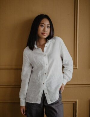 AmourLinen Nordkapp klassisches Leinenhemd