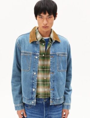 ARMEDANGELS AASHTON DENIM JACKET Herren Jeansjacke aus recycelter Baumwolle
