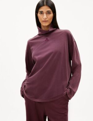 ARMEDANGELS AIDINAA GMT DYE Damen Longsleeve aus Bio-Baumwolle