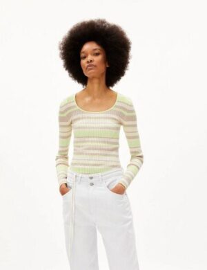 ARMEDANGELS Alaania – Crew – Multicolor aus Bio-Baumwolle