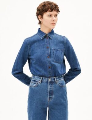 ARMEDANGELS AURELAA Damen Jeansbluse aus Bio-Baumwolle