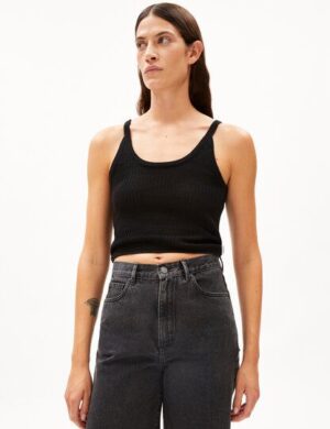 ARMEDANGELS BELLAAS LINO – Damen Stricktop Regular Fit aus Leinen-Mix