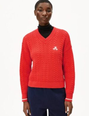 ARMEDANGELS CAARLAS CABLE Damen Pullover aus Bio-Baumwolle