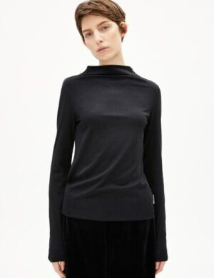 ARMEDANGELS CALUNAA Damen Longsleeve aus Bio-Woll Mix