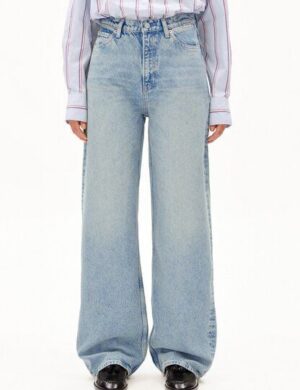ARMEDANGELS ENIJAA Damen Wide Leg Jeans aus recyceltem Baumwoll-Mix
