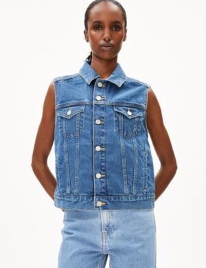 ARMEDANGELS ERSAA Damen Jeansweste aus recycelter Baumwolle