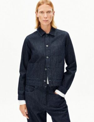 ARMEDANGELS HERRINGBONE DENIM Damen Jeansjacke aus Bio-Baumwolle