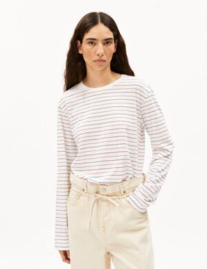 ARMEDANGELS FINLAA FRENCH RIVIERAA Damen Longsleeve aus Bio-Baumwolle