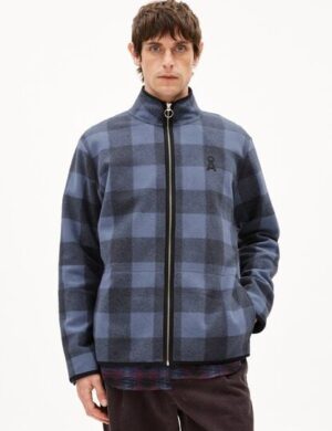 ARMEDANGELS FLAABO MICRO FLEECE JACKET Herren Bluosonjacke aus Bio Baumwolle