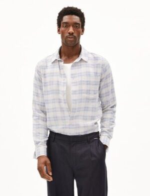 ARMEDANGELS FLAAVIEN CHECK Herren Hemd aus Bio-Baumwoll Mix