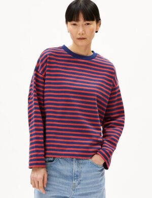 ARMEDANGELS FRANKAA MAARLEN STRIPE Damen Sweatshirt aus Bio-Baumwolle