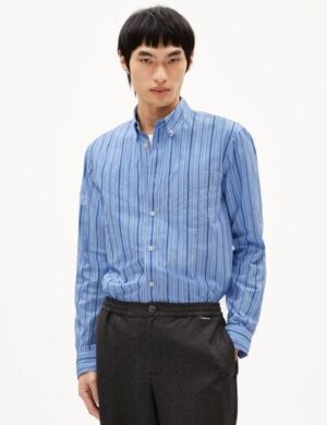 ARMEDANGELS GAVRAA STRIPES Herren Hemd aus Bio-Baumwolle